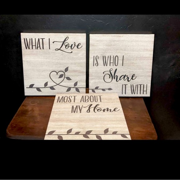 Hobby Lobby Wall Decor 3 Canvas Prints Happy Motivational Home